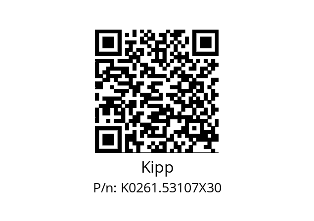   Kipp K0261.53107X30