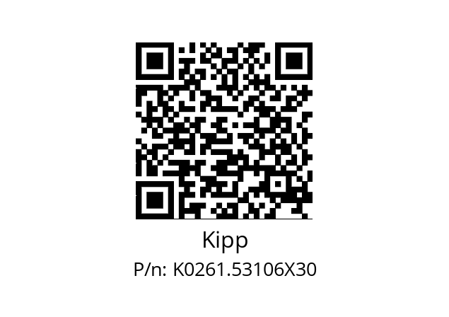   Kipp K0261.53106X30