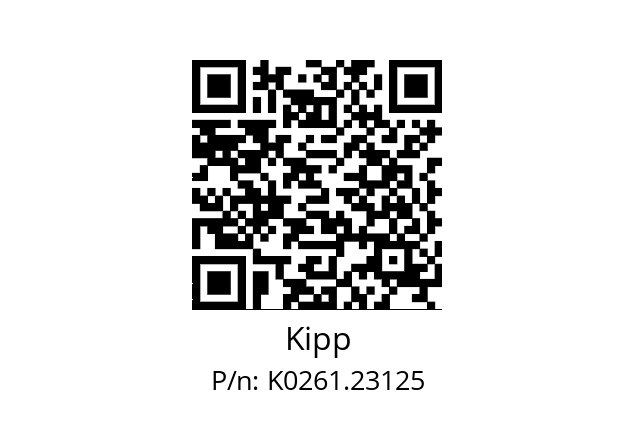   Kipp K0261.23125