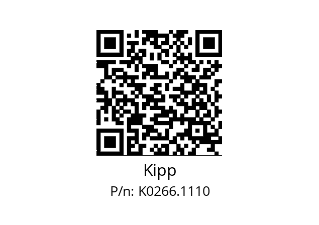   Kipp K0266.1110