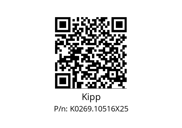   Kipp K0269.10516X25