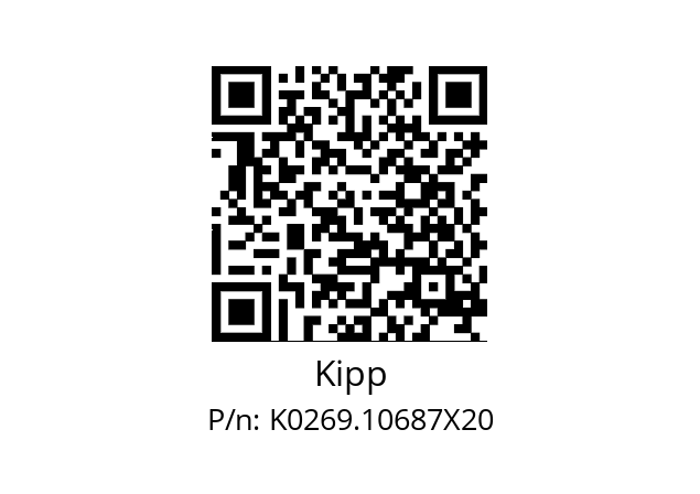   Kipp K0269.10687X20