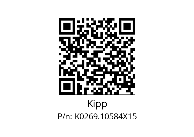   Kipp K0269.10584X15