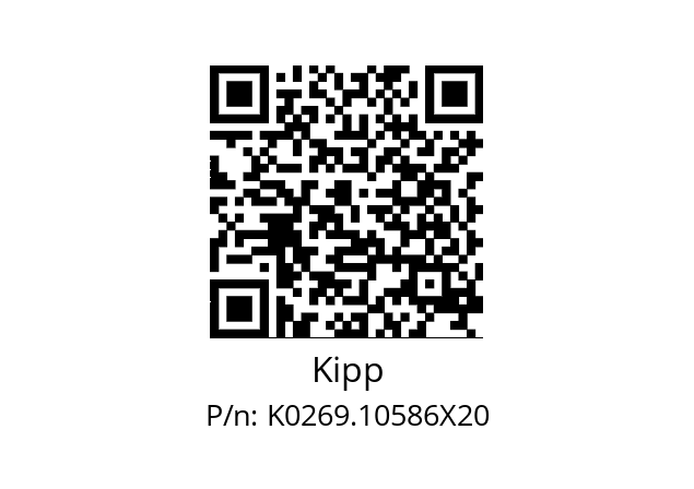   Kipp K0269.10586X20