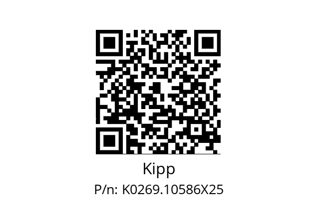   Kipp K0269.10586X25