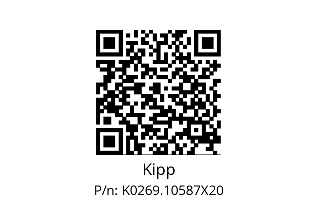   Kipp K0269.10587X20