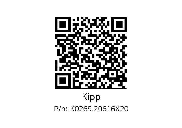   Kipp K0269.20616X20