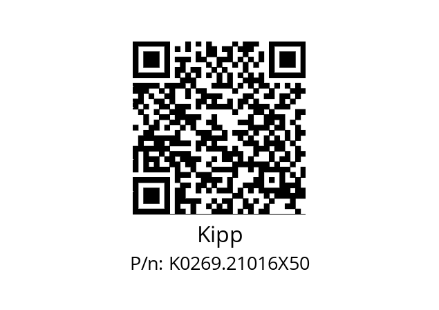   Kipp K0269.21016X50