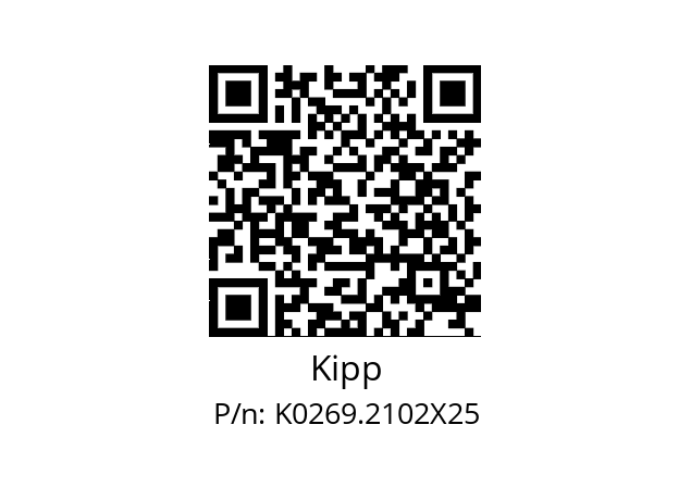   Kipp K0269.2102X25