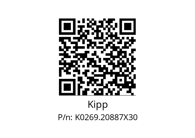   Kipp K0269.20887X30