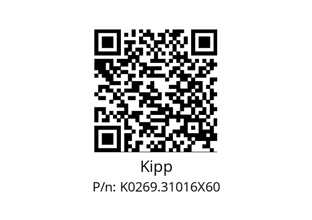   Kipp K0269.31016X60