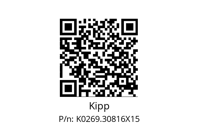   Kipp K0269.30816X15