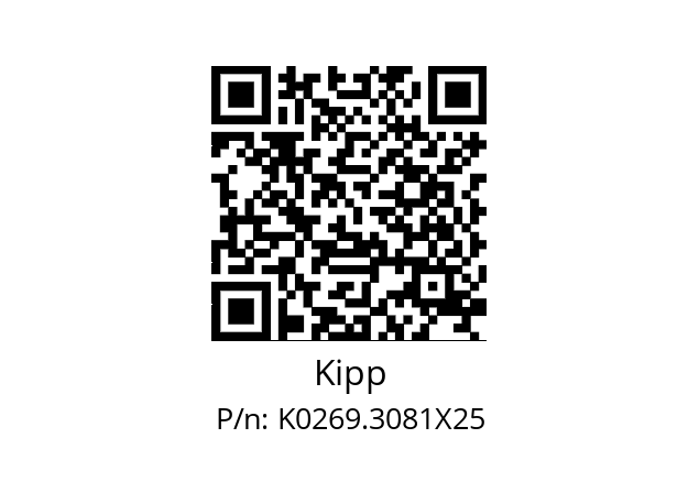   Kipp K0269.3081X25