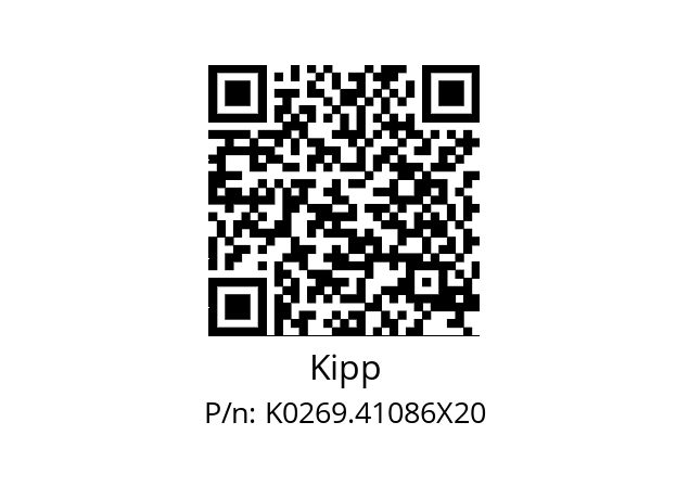   Kipp K0269.41086X20