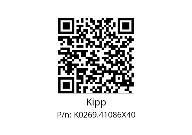   Kipp K0269.41086X40