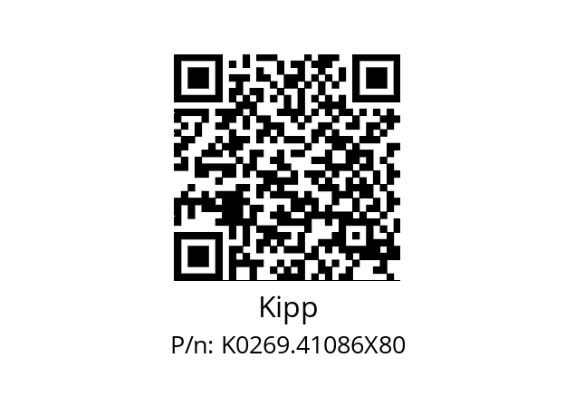   Kipp K0269.41086X80