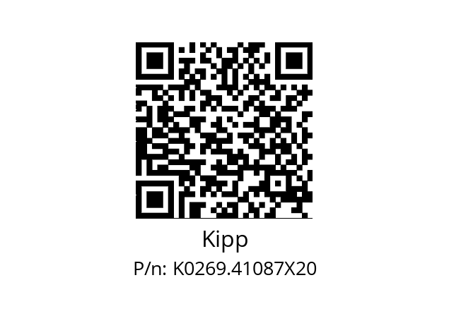   Kipp K0269.41087X20