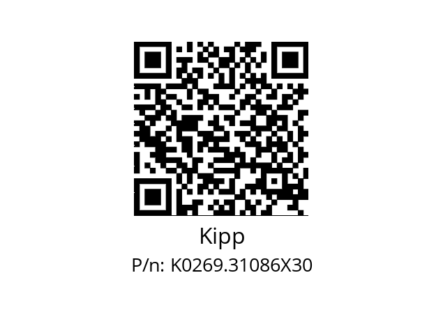   Kipp K0269.31086X30