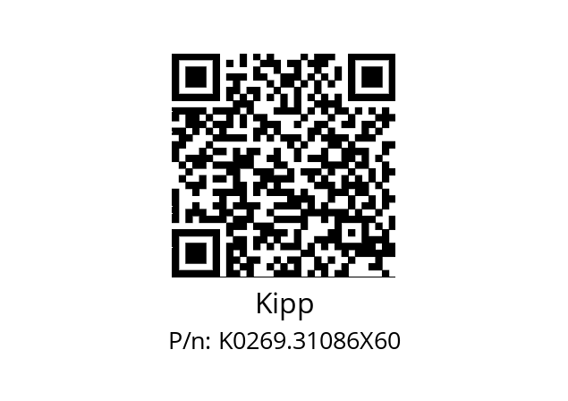   Kipp K0269.31086X60