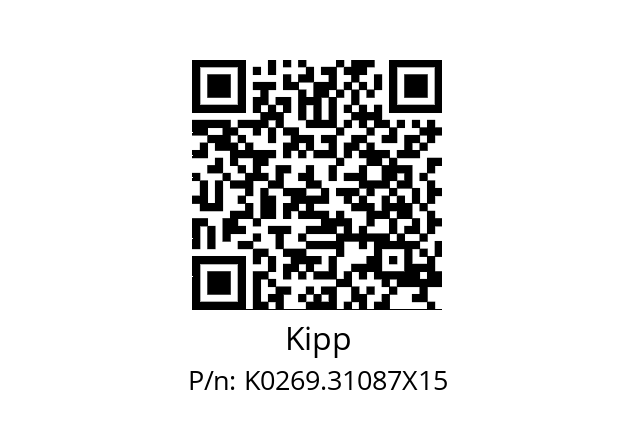   Kipp K0269.31087X15