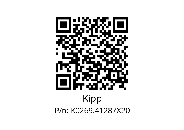   Kipp K0269.41287X20