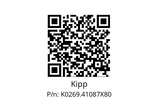   Kipp K0269.41087X80