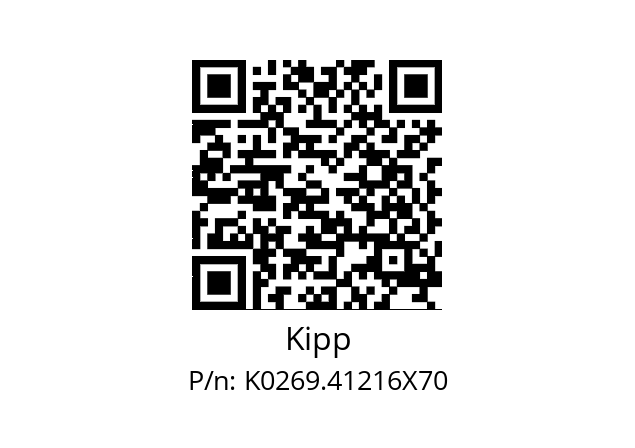   Kipp K0269.41216X70