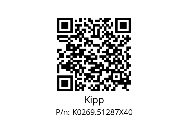   Kipp K0269.51287X40