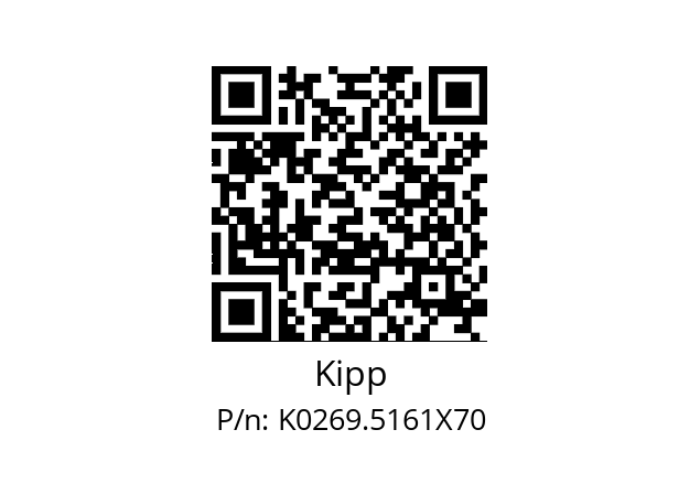   Kipp K0269.5161X70