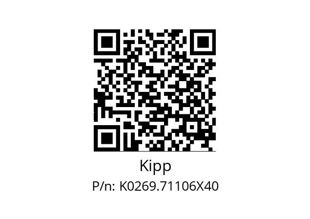   Kipp K0269.71106X40