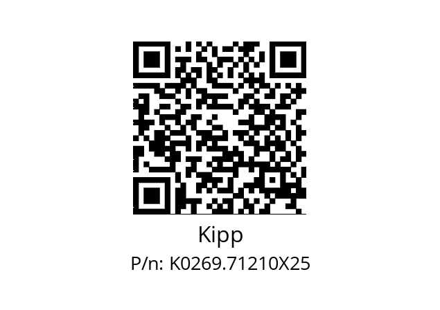   Kipp K0269.71210X25