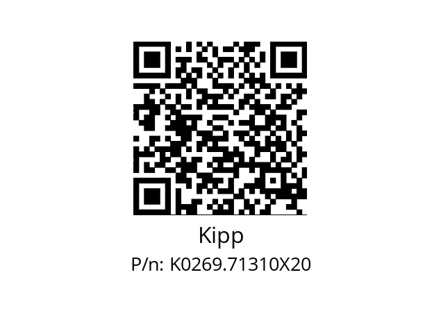   Kipp K0269.71310X20