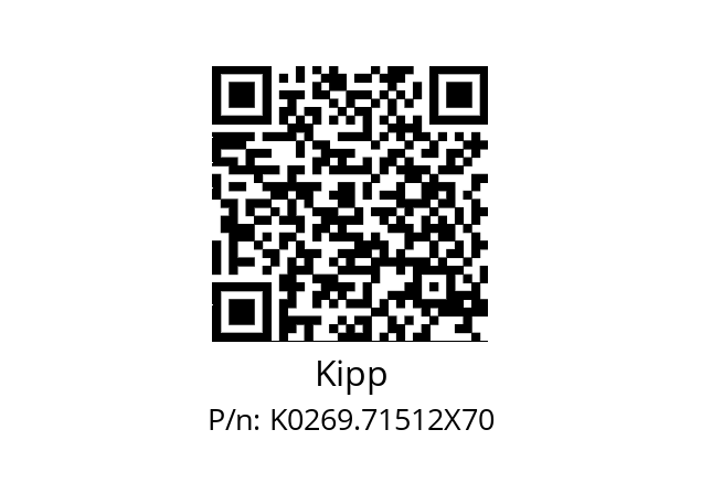   Kipp K0269.71512X70