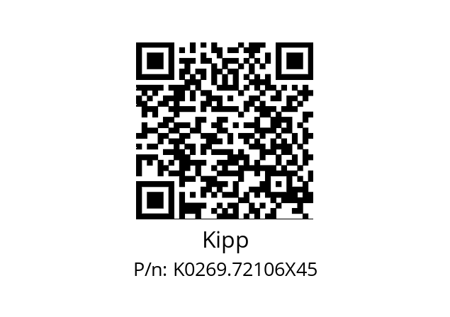   Kipp K0269.72106X45