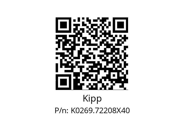   Kipp K0269.72208X40