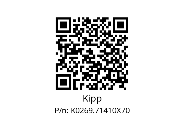   Kipp K0269.71410X70