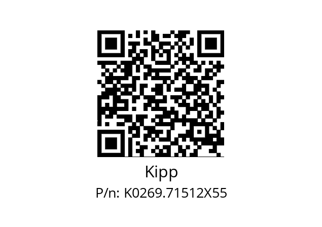   Kipp K0269.71512X55