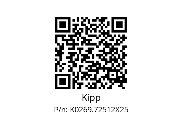   Kipp K0269.72512X25