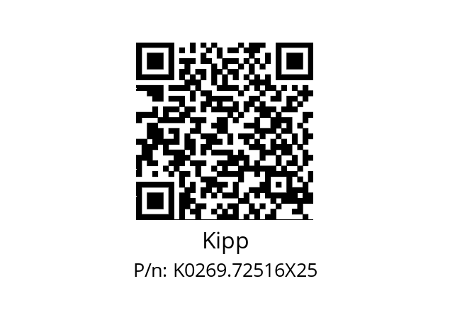   Kipp K0269.72516X25