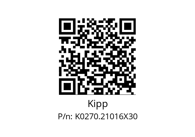   Kipp K0270.21016X30