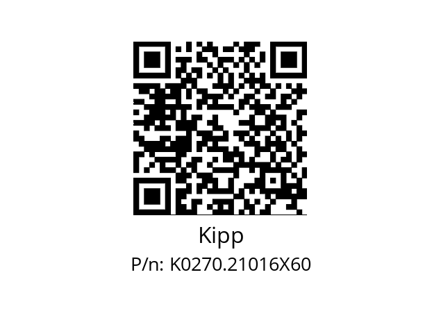   Kipp K0270.21016X60