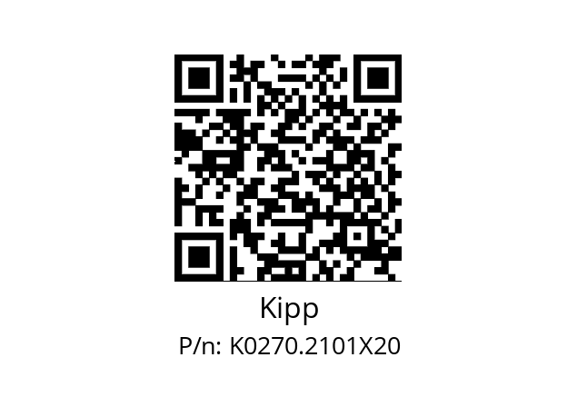   Kipp K0270.2101X20