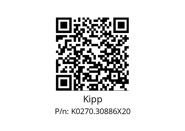   Kipp K0270.30886X20