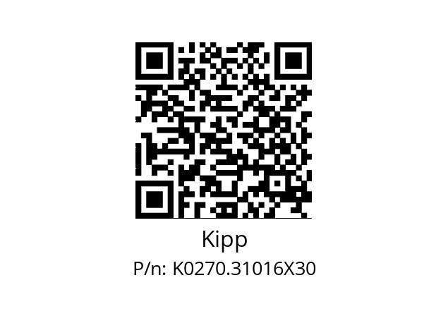   Kipp K0270.31016X30