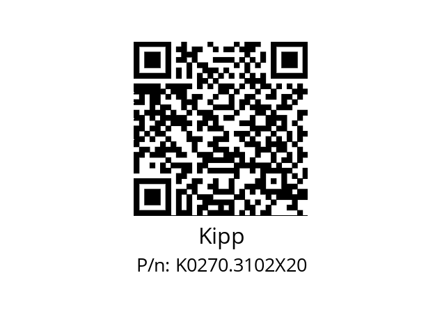   Kipp K0270.3102X20