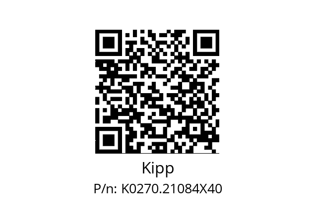   Kipp K0270.21084X40