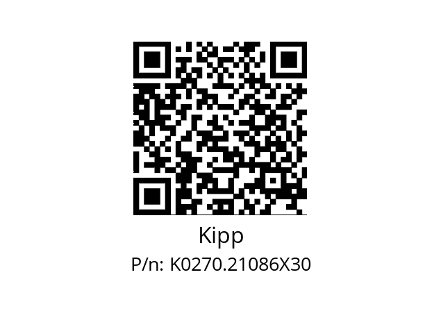   Kipp K0270.21086X30