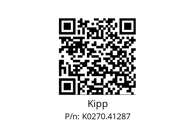   Kipp K0270.41287