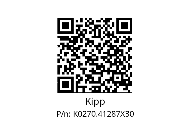   Kipp K0270.41287X30