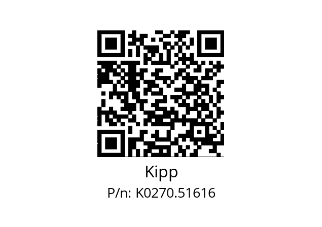   Kipp K0270.51616